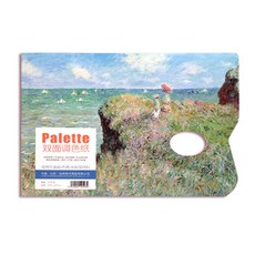 [메잌미] 미술 손가락 종이팔레트 30매, A4, 1개