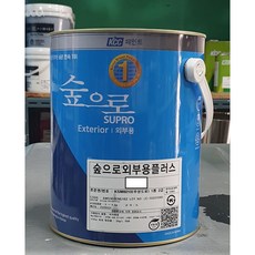 KCC숲으로 플러스 외부용 수성 페인트 무광, 적갈색, 4L, 1개