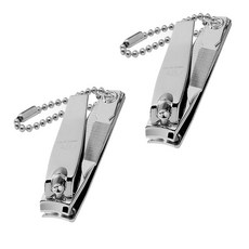 쓰리세븐 777 고리형 소형 손톱깍이 N-608FC 손톱깍기 발톱깍이 발톱깍기 손발톱 깍이, 2개