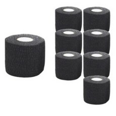파라오스포츠 라텍스프리 저자극 뮬러 볼링 리프팅테이프, 블랙, 8개