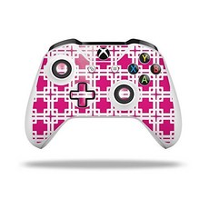 XBOX One SX 컨트롤러와 호환되는 WraptorSkinz 데칼 비닐 스킨 랩 - 박스형 푸시아 핫 핑크컨트롤러 미포함, XBOX One SX 컨트롤러와 호환되는 Wraptor