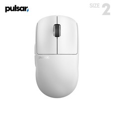 펄사 X2 v3 유무선 게이밍 마우스 미디움, 화이트, PX2322