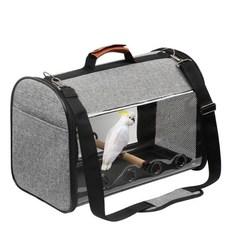 寵物鳥籠外出便攜背包 透氣旅行箱遛鳥包 貓咪適用雙肩揹帶, 1個
