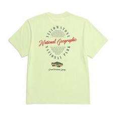 매장정품 옐로우스톤 슬로건 FRONT BACK 아트웍 티셔츠 N232UTS090 111 N232UTS095