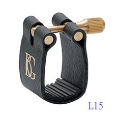 JUDY樂器店 BG BARITON 上低音薩克斯風束圈 (含蓋) L15，提升音色與共鳴，保護哨片, 1個
