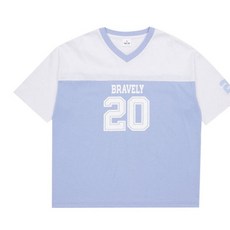 에꼴리에 에꼴리에 5부오버핏칼라블록코어티 24PT459_SC