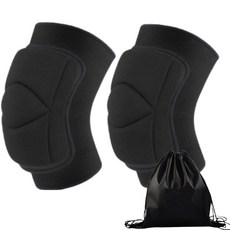VenDeTTa 氣墊護膝 2 合 1 套組 + 儲物袋, 黑色的