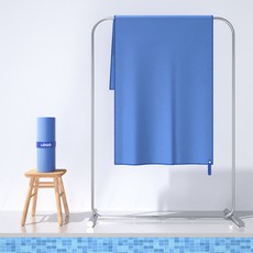 專業速乾吸汗毛巾 戶外運動便攜浴巾, 深海藍, 1個