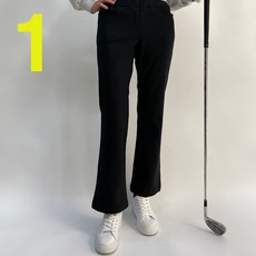 필드에나 여성 골프 바지 스판 부츠컷