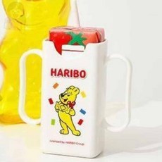 하리보 미니백홀더 125ml 쥬스파우치 음료수팩, 블루