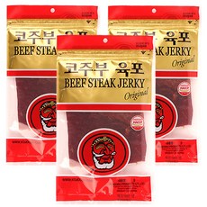 [가온애] 코주부 소고기 육포, 3개, 150g