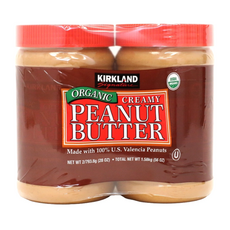 [정품] 커클랜드 땅콩 버터 코스트코 회원전용 유기농 피넛 잼 리넨, 2개, 793g