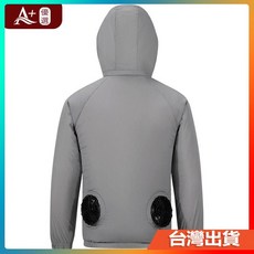 【A 優選】新款可拆卸帽空調服帶風扇衣服戶外工地充電製冷降溫男女工作服 DKCX363, 粉色-單衣服 【有風扇口】,M