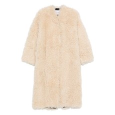 스탠드스튜디오 긴소매 페이크 퍼 코트