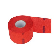 American Beauty Supply – 헤어 커팅 및 면도를 위한 일회용 이발사 넥 스트립 - 부드럽고 신축성 있으며 위생적인 넥 페이퍼 - 블랙 레드 & 화이트 색상