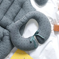 마롤로뜨 사계절 목쿠션 코지도트 목베개, 카키_코지도트 목쿠션