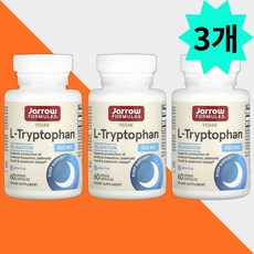 재로우 엘 트립토판500mg 60캡슐 자로우 Jarrow L tryptophan 3개, 60정