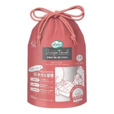 【CHL】棉花專家 日本生產cotton Labo洗臉巾 純棉 淨膚抽取式/滾筒式 拋棄型潔面巾 卸妝巾 免洗毛巾, 1個, 蓬鬆素色 100片 (大捲)