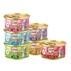 元氣家族 金罐貓罐 24罐組 80g 金罐 貓罐頭, 1個, 鮪魚+鯛魚,超取限一箱
