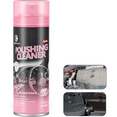 동키프로 자동차 실내 청소기 및 보호제 15온스 폴리싱 클리너 디테일러 스프레이 - 먼지 얼룩 제거 플라스틱 비닐 가죽 시트 복원 보호 UV 가드 안티에이징, 1-Pack