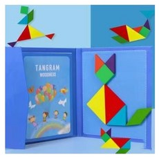 호빵맨 앙팡맨 블록 기차놀이, A. 자석 탱그램