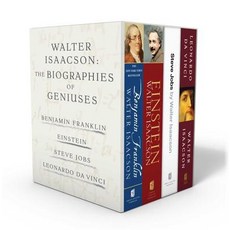 (英文圖書)Walter Isaacson: The Genius Biographies: Benjamin Franklin Einstein Steve Jobs... 平裝版, Simon & Schuster, 英文