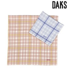 [백화점 정품] 닥스 남녀1매 선염 면대자 손수건 DBN1602