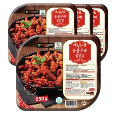 야식만참 숯불무뼈불닭발 250g, 4개