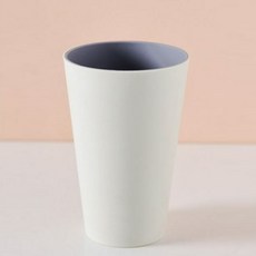 온나 모던 컬러 양치컵, 2개, 화이트 그레이