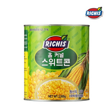 동서 리치스 스위트콘 통조림 옥수수콘 태국산, 2.95kg, 6개