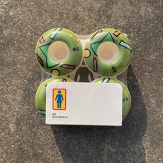 進口女孩雙翹滑板輪 50mm 小輪 含dbh軸承, 如圖所示, 1個