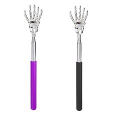 휴대용 4단 접이식 해골손 스텐 안테나 효자손 F타입, 09)혼합C, 2개