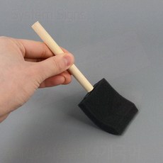 미술용 어린이 페인트 5cm 스폰지 브러쉬 폼브러쉬 수채화 붓 페인팅도구