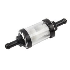 CRF70 CNC 필터 110 연료 피트 오일 160cc TTR100 오토바이 유리 더트 가스 알루미늄 125 140 90 바이크용 합금 가솔린 150 8mm, Black, 1개