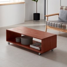모카 이동식 거실테이블 1200, 로즈오크