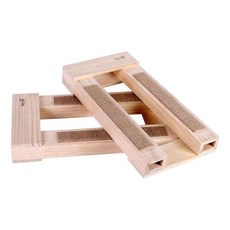 實木配貓架 防側躺貓咪寵物矮腳貓配種輔助木架踏板工具, 1個, 麻繩實木款-升級款, 麻繩實木款-升級款