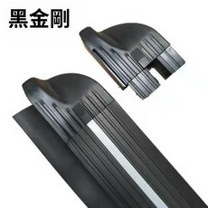 適用於越野車SUV 腳踏板塑料頭堵頭改裝配件 黑金剛款包角, 黑金剛款,左前單個（送螺絲）
