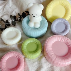 쿠션몰드 원형 서클 방석 빈백 오브제받침 수제몰드, small