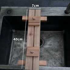 나무 연삭석 선반 조정 가능한 샤프닝 스톤 홀더 샤프닝 홀더 그라인더베이스 스탠드 홈 주방용 텔레스코픽, 01 7-40cm, 01 01