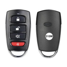 범용 차고 문짝 게이트 오프너 고정 학습 코드 전기 게이트용 무선 클론 스위치 315MHz 433MHz 클론 리모컨, 2) 433 MHz 1PCS