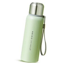 RELEA 모코 보온 보냉 텀블러 차 망 포함, 1개, 민트 그린, 1000ml
