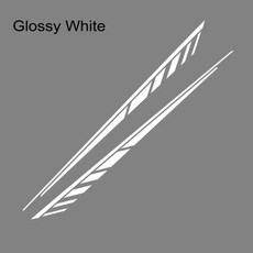 자동차 바디 사이드 롱 스트라이프 스티커 스타일링 비닐 데칼 방수 자가 접착 장식, 1개