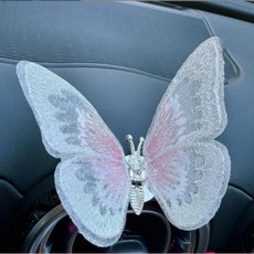 작은 자동차 나비 스티커 움직이는 장식 놓은 센터 콘솔