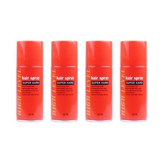 하이레벨 강력 헤어 스프레이, 100ml, 4개