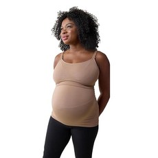 Ingrid & Isabel Basics - 모유 수유용 산후 수유 및 펌핑 캐미 - 심리스 수유 탱크탑 회갈색 M