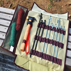 캠핑 단조팩 가방, 베이지, 1개