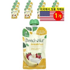 Beech-Nut 12개월 이상 유아용 요거트 퓨레 12개입 1188g 1개