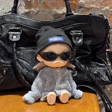 팝마트 지거 Zsiga 액션 피규어 BJD 1/8 인형 20cm 코트 인형옷 핑크 그레이 블랙 브라운 코트 겨울 의상, 그레이 코트