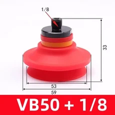PIAB VB-20/35/40/50 매니뮬레이터 압착기 산업 공압 부품, 16 VB50 1of 8 X 1PCS, 1개