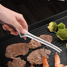 AoT 핀셋 집게 뷔페집게, 실버(12인치)